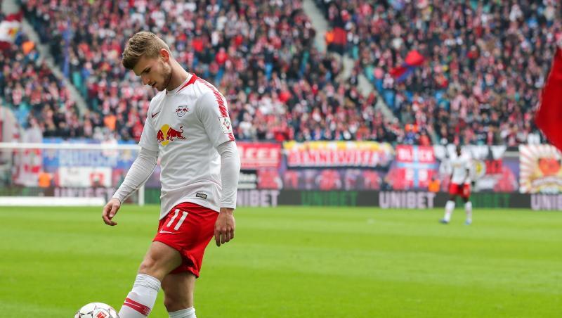 Leipzigs Spieler Timo Werner spielt mit dem Ball. Foto: Jan Woitas/Archivbild Leipzigs Spieler Timo Werner spielt mit dem Ball. Foto: Jan Woitas/Archivbild