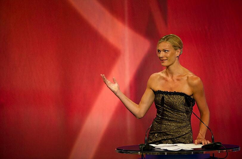 Macht auf jeder Bühen eine gute Figur: Maria Höfl-Riesch.