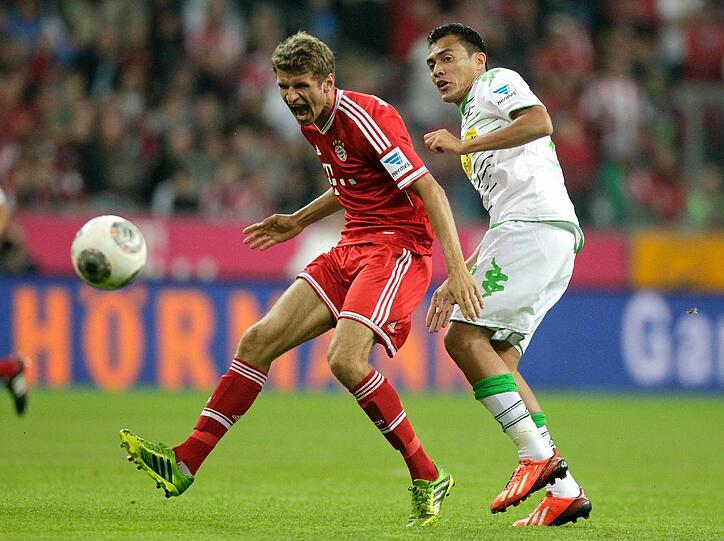 Fordert einen Sieg gegen Nürnberg: Bayern-Profi Thomas Müller, hier beim ersten Heimspiel gegen Gladbach.