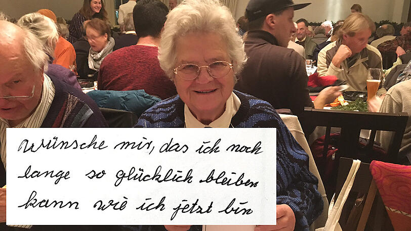 Waltraud Mensel (80): "Ich wünsche mir, dass ich noch lange so glücklich bleiben kann, wie ich jetzt bin."