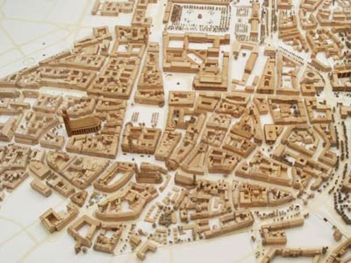 Das Altstadtmodell - eine Miniaturstadt aus Holz.