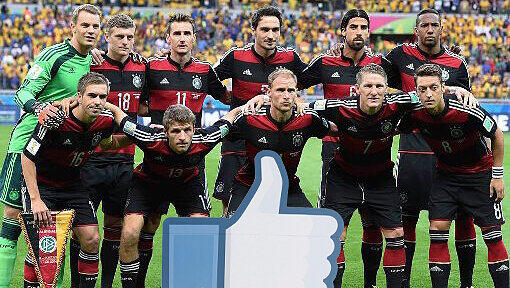 Facebook-Nutzer auf der ganzen Welt glauben an den Erfolg der deutschen Mannschaft! Facebook-Nutzer auf der ganzen Welt glauben an den Erfolg der deutschen Mannschaft!