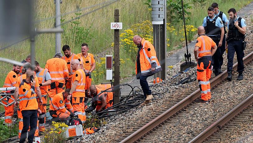 Die Reparaturarbeiten am französischen Bahnnetz sind abgeschlossen (Archivbild).