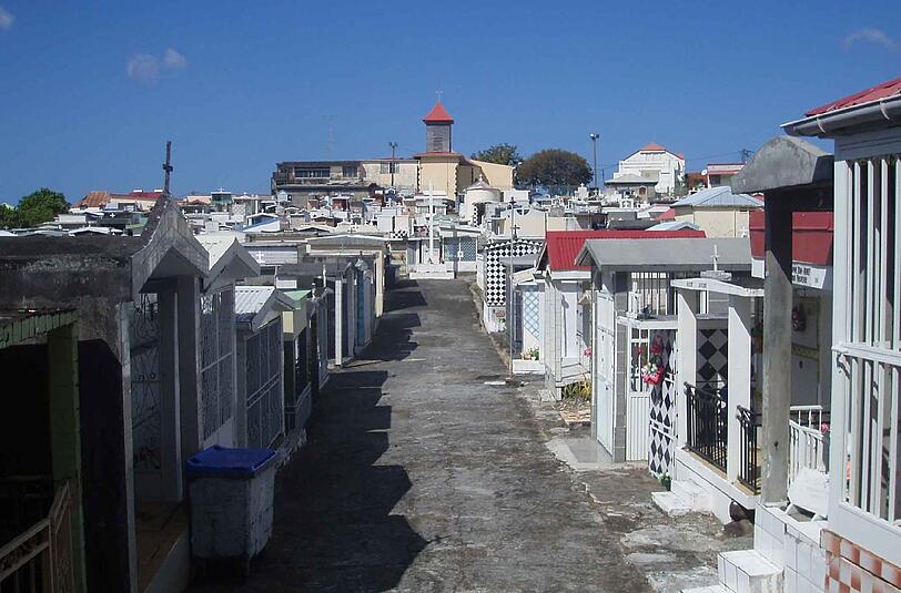 Eine Kirche auf Guadeloupe &ndash; leider können nur die wenigsten besichtigt werden.