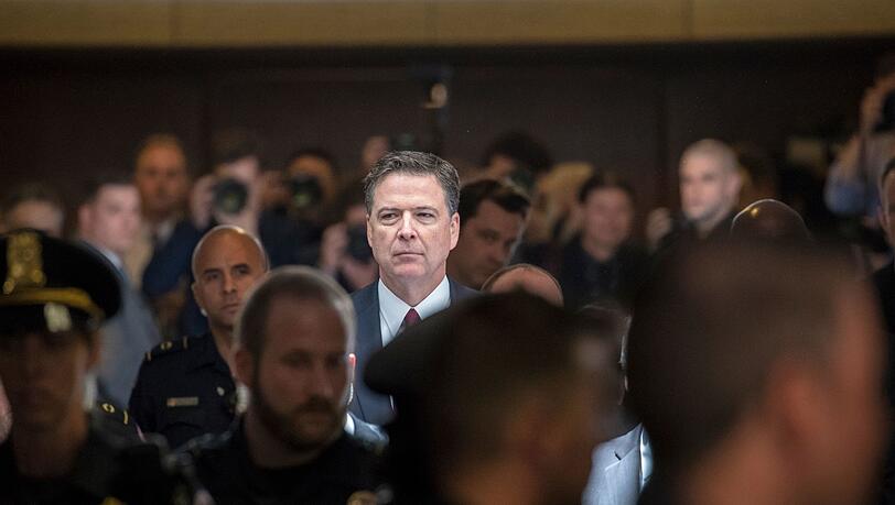 "Ich habe keine Angst", ließ Comey nach der Anklage wissen. (Archivbild)