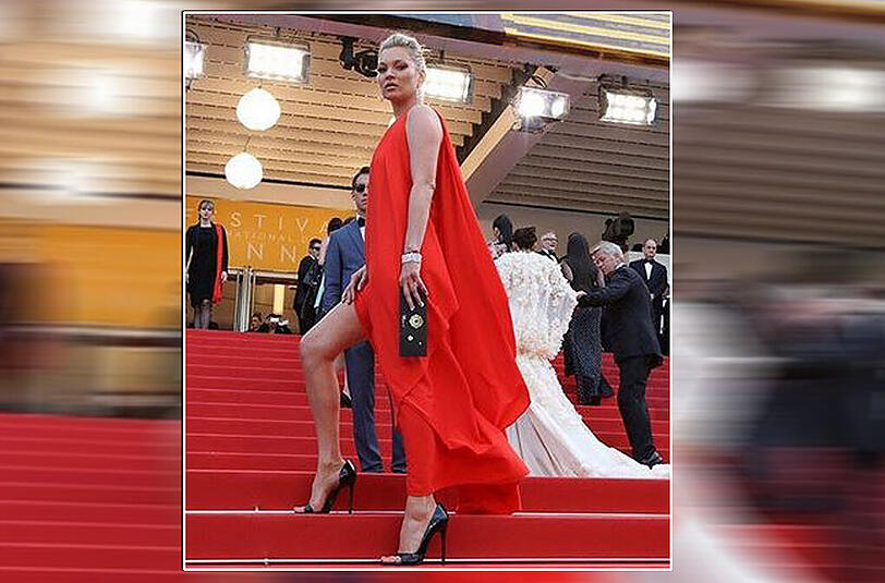 Zum Anbeißen: Supermodel Kate Moss.
