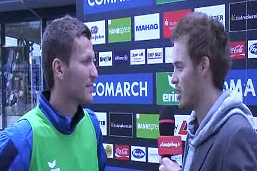 Benny Lauth im Interview mit AZ-Reporter Moritz Scheidl