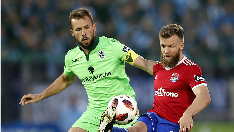Löwen-Kapitän Felix Weber war nach dem Ausgleich in Haching bedient.