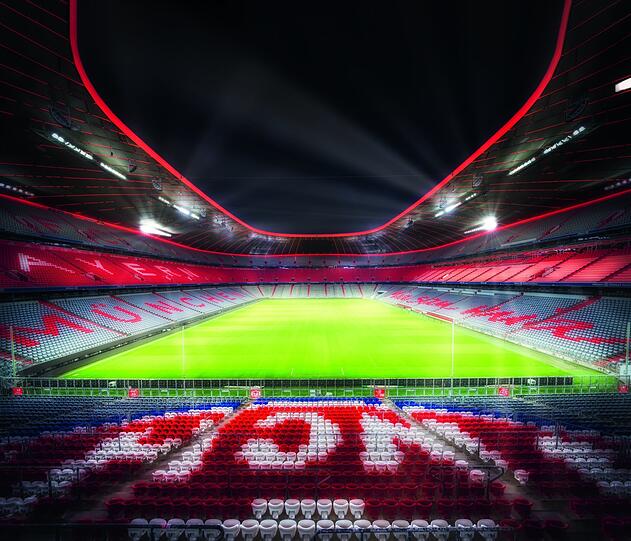 Eines der weltweit gelungensten architektonischen Würfe für ein Stadion", meint Alexander Gutzmer über die Allianz-Arena in München.