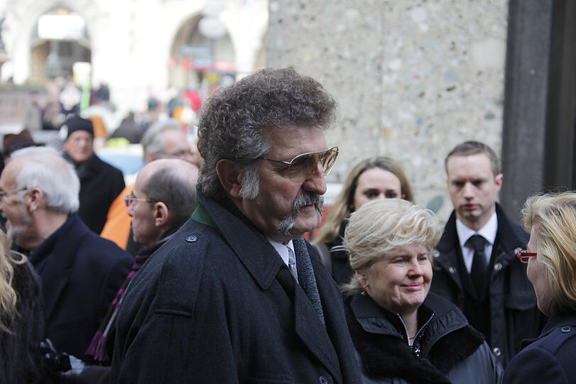Trauerfeier für einen ganz Großen: Familie, Freunde und Bekannte trauern um Hermann Haberl