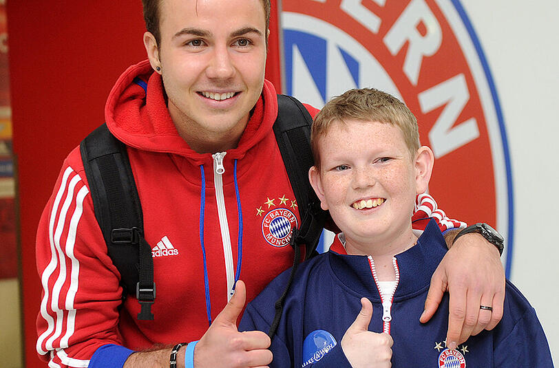 William Stuhreyer zu Gast beim FC Bayern in der Allianz Arena.