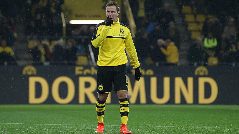 Borussia Dortmund muss für unbestimmte Zeit auf Mario Götze verzichten.