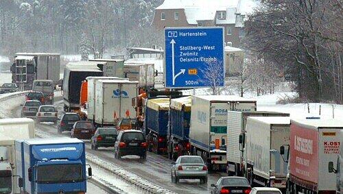 Verstärktes Lkw-Aufkommen in Münchens Umland-Gemeinden Verstärktes Lkw-Aufkommen in Münchens Umland-Gemeinden
