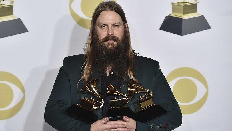 Chris Stapleton mit seine Grammys.