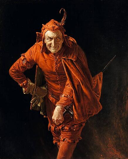 Das wertvollste Stück der Sammlung: Der &bdquo;Mephisto&ldquo; von Eduard von Grützner wird ab 25.000 Euro angeboten.