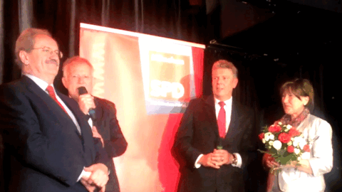 Dieter Reiter feiert seinen Wahlsieg