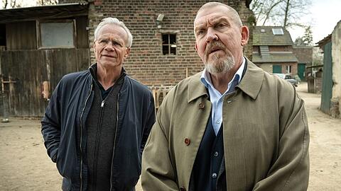"Tatort: Die letzten Menschen von K&ouml;ln": Die Kommissare Max Ballauf (Klaus J. Behrendt, l.) und Freddy Schenk (Dietmar B&auml;r).