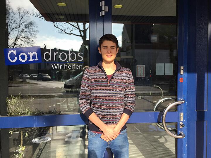 Student Johannes Stark ist immer noch begeistert von seinem besonderen Wohnheim.