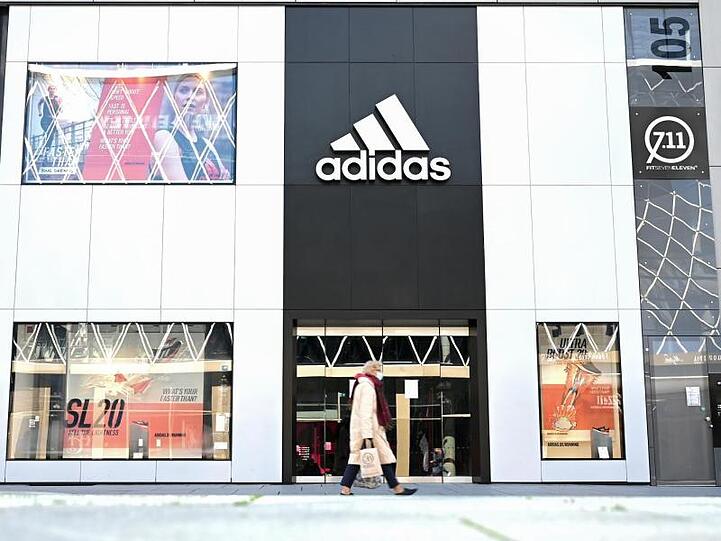 Ein Adidas-Store auf der Frankfurter Einkaufsmeile Zeil.