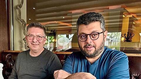 Investoren-Wahlkampf: Ismaik mit Stimoniaris.  instagram/ismaik1860