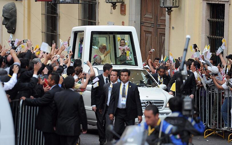 Papst Benedict XVI in Mexiko - sehen Sie hier die Bilder...