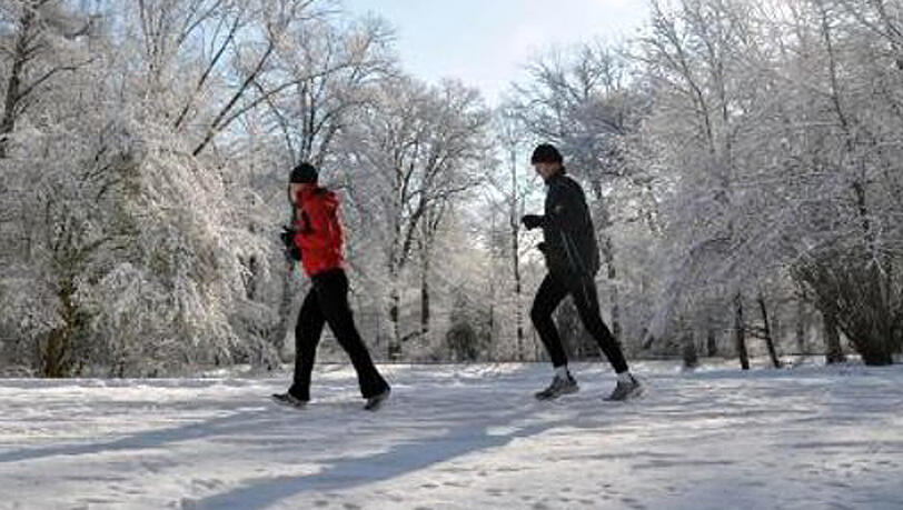 Joggen im Schnee - Vorsicht ist geboten Joggen im Schnee - Vorsicht ist geboten