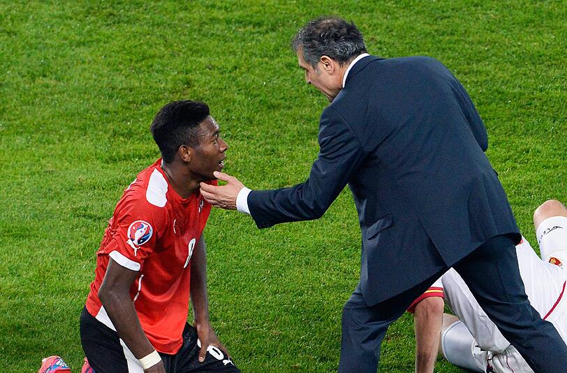 Österreichs Nationaltrainer Marcel Koller würde David Alaba auch bei Bayern gerne häufiger in der Zentrale sehen.