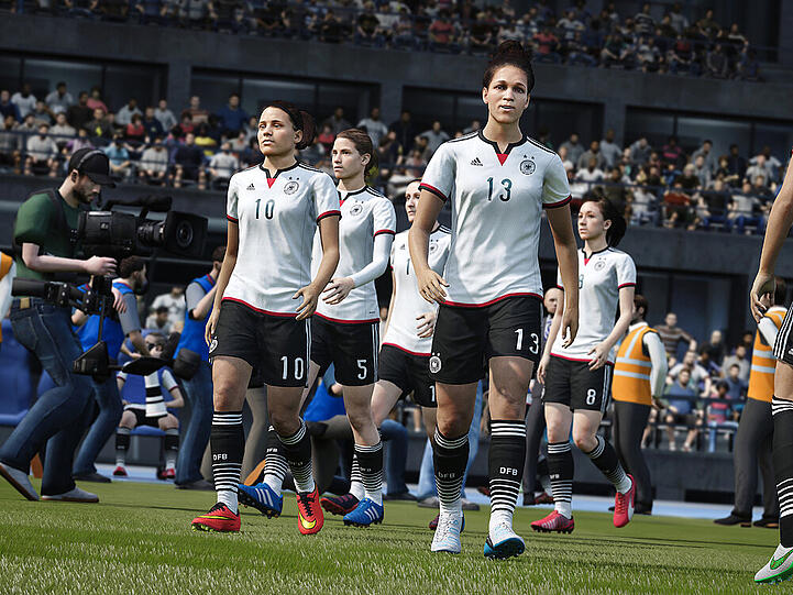 In "FIFA 16" werden erstmals auch Frauenmannschaften auflaufen