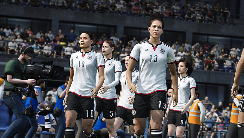 In "FIFA 16" werden erstmals auch Frauenmannschaften auflaufen In "FIFA 16" werden erstmals auch Frauenmannschaften auflaufen