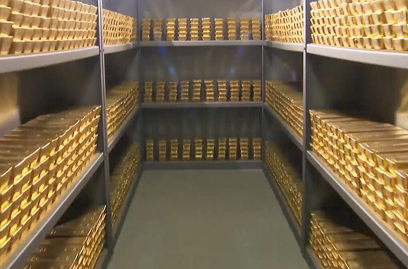 Der Goldbestand der Bundesrepublik Deutschland wird an vier verschiedenen Orten gelagert.