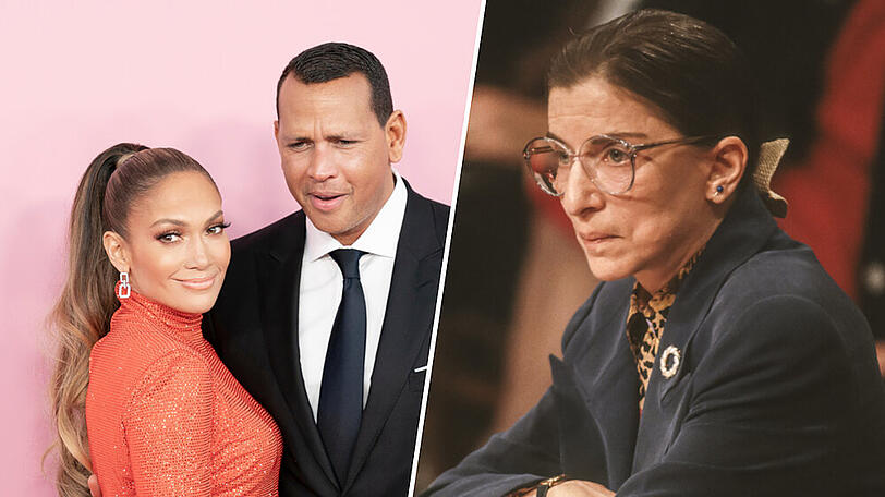 Jennifer Lopez hat sich in Ehe-Fragen Rat von Richter-Ikone Ruth Bader Ginsburg geholt