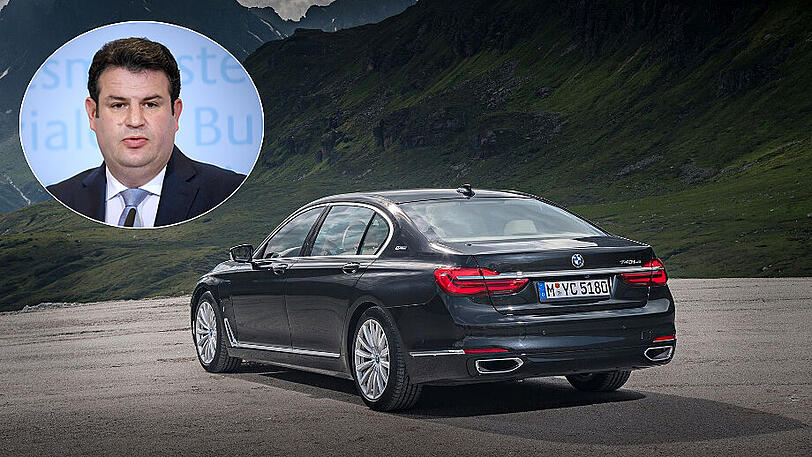 Hubertus Heil, Bundesminister für Arbeit und Soziales: BMW 740Ld xDrive mit einem CO2-Ausstoß von 207 g/km.