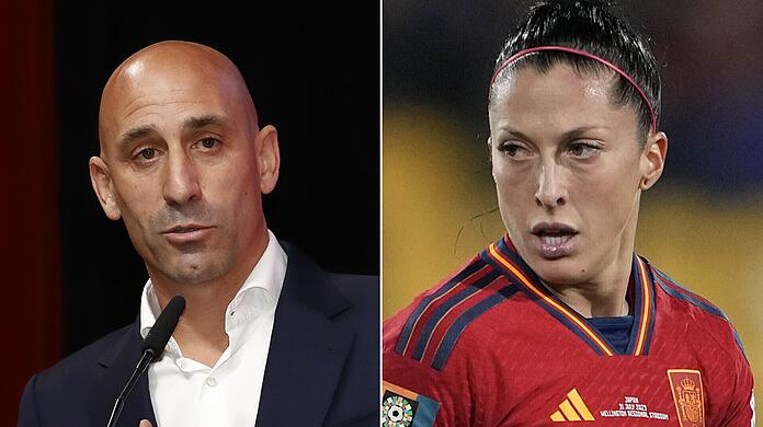Die spanische Fußballspielerin Jennifer Hermoso erhebt Vorwürfe gegen Luis Rubiales, Präsident des spanischen Fußballverbandes.