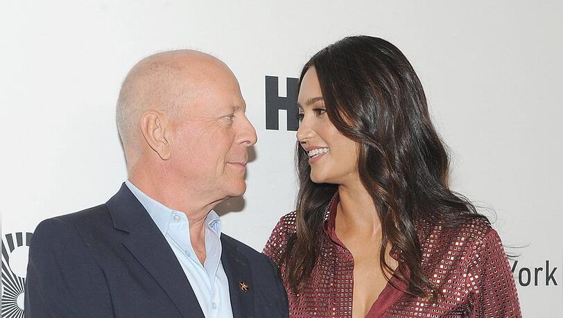 Bruce Willis mit seiner Ehefrau Emma Heming-Willis.