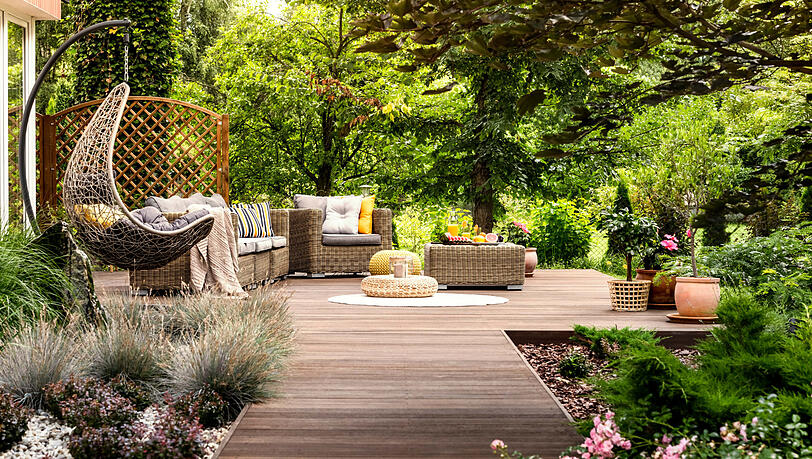 Ein schön gestalteter Garten kann eine Immobilie in eine echte Luxusimmobilie verwandeln.