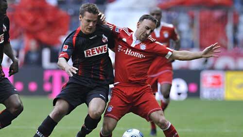 Zäh taten sich die Bayern lange Zeit gegen den 1. FC Köln Zäh taten sich die Bayern lange Zeit gegen den 1. FC Köln