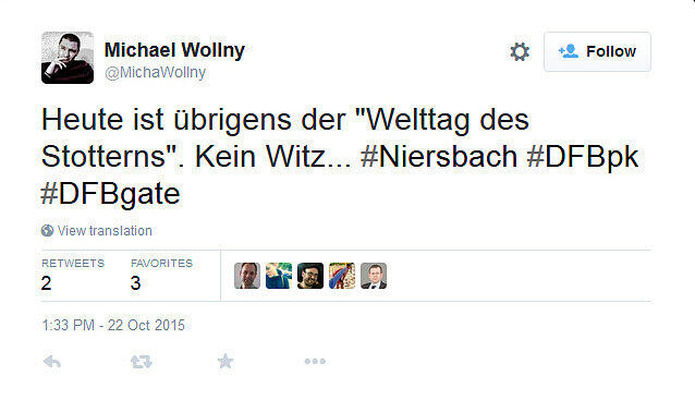 Böser Twitter-Spott nach Niersbachs "Aufklärungs-Konferenz".