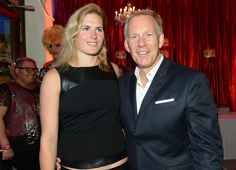 Johannes B. Kerner und seine Britta.
