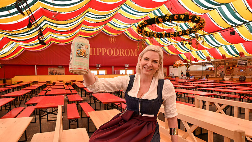 Tina Krätz, Wirtin des Hippodrom-Festzelt veranstaltet in diesem Jahr einen bayerisch-italienischen Abend in ihrem Zelt. Tina Krätz, Wirtin des Hippodrom-Festzelt veranstaltet in diesem Jahr einen bayerisch-italienischen Abend in ihrem Zelt.