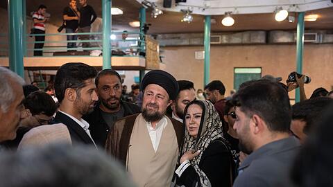 Sein politisches Gewicht bezieht Hassan Chomeini vor allem aus seinem Familiennamen. (Archivbild)