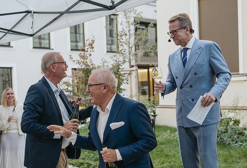 Günther Jauch, Fritz Keller und Ulrich Stockheim Günther Jauch, Fritz Keller und Ulrich Stockheim