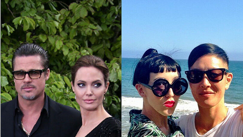 Nachdem Angelina Jolie ihren Brad Pitt heiratete, ehelichte nun auch Jenny Shimizu ihre Freundin Nachdem Angelina Jolie ihren Brad Pitt heiratete, ehelichte nun auch Jenny Shimizu ihre Freundin