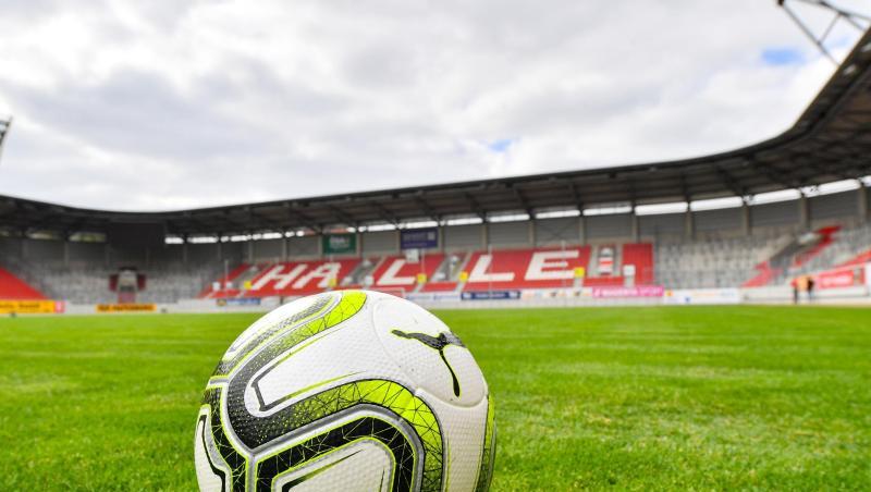 Der Hallescher FC ist gegen eine Fortsetzung der 3. Liga. Der Hallescher FC ist gegen eine Fortsetzung der 3. Liga.