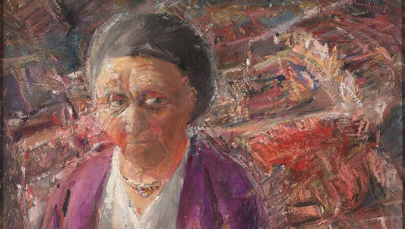 Heisig hat seine Mutter mehrmals gemalt, hier 1967.