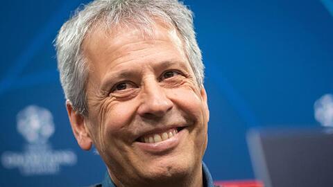 Gut gelaunt trotz drohenden Königsklassen-Aus: BVB-Coach Lucien Favre.