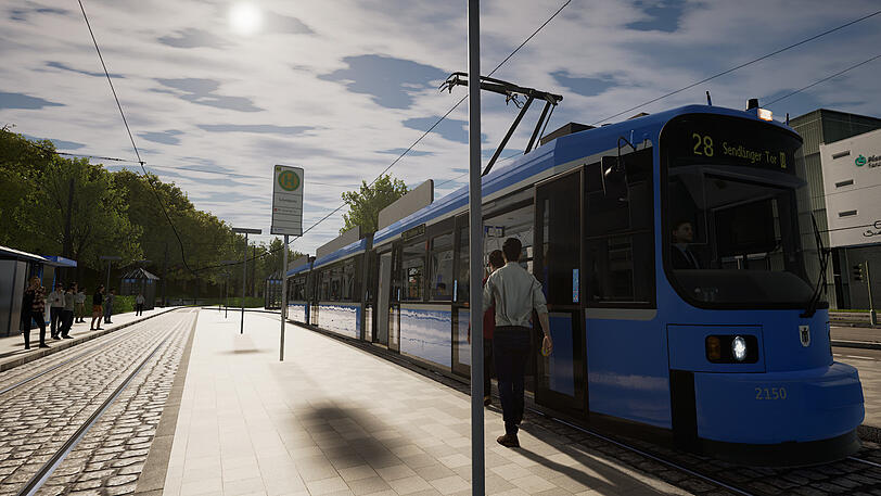 Das Wetter verändert sich im Simulator.