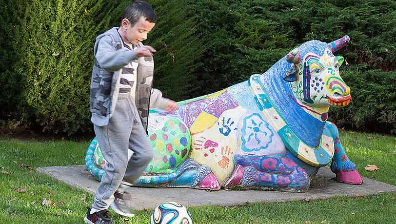 Gesund: Hassan kann wieder Fußball spielen. Gesund: Hassan kann wieder Fußball spielen.
