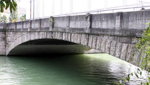 Der Unfallort: Die Corneliusbrücke bei Tag Der Unfallort: Die Corneliusbrücke bei Tag