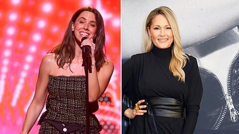 Vanessa Mai (li.) lie&szlig; sich gerne mit Helene Fischer vergleichen.