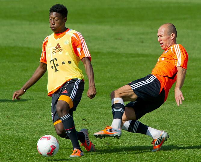 Der FC Bayern am vierten Trainingstag in Doha.